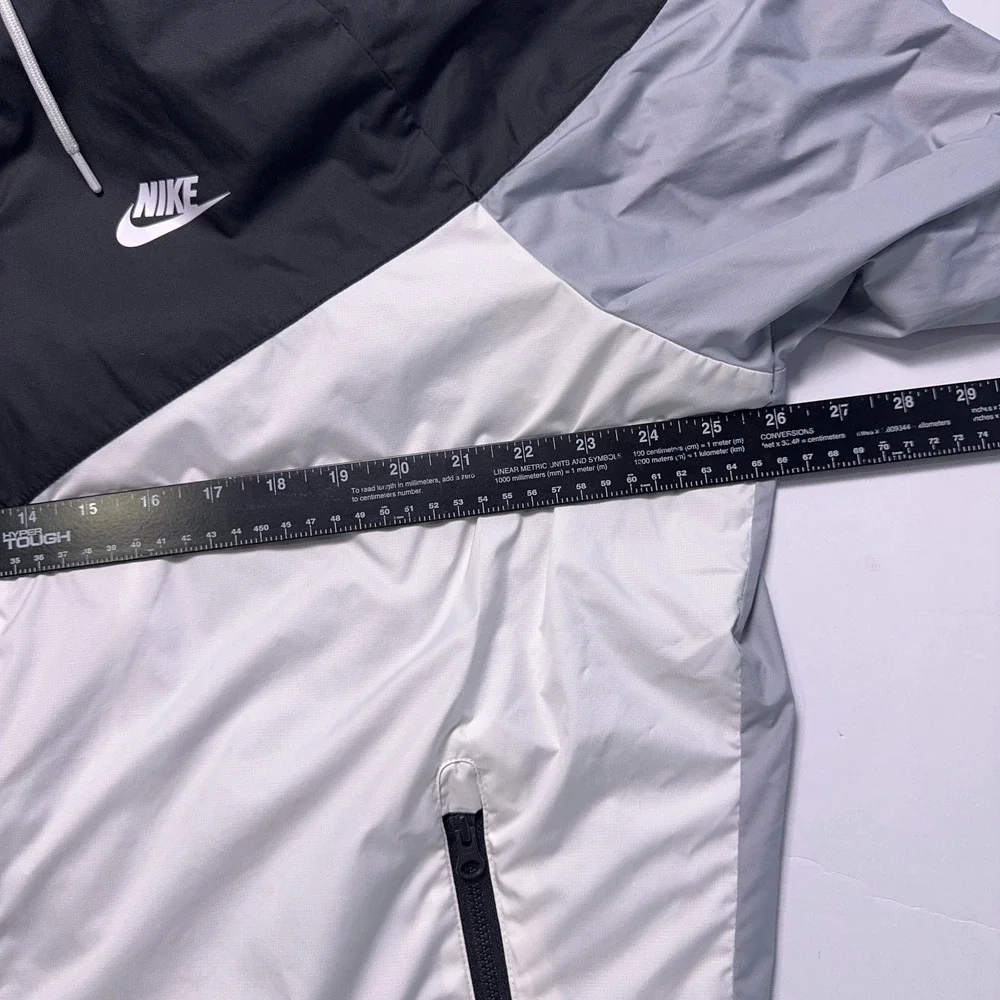 Nike Sportswear Windrunner Full-Zip Jacket Mens XL‎ White Lined Windbreaker